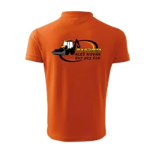 Bagrista v kruhu - vlastní nápis