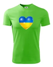 Ukrajina srdce vlajka