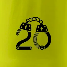 Narozeninové tričko pro policajta - pouta 20