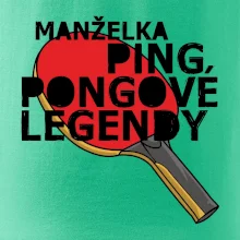 Manželka ping pongové legendy