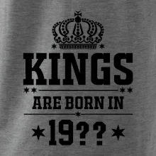Kings are born in vlastní ročník