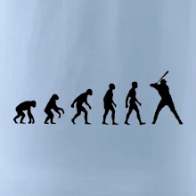 Evoluce baseball pálkař nápřah