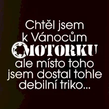 Chtěl jsem dostat motorku - Vánoce