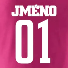 Florbalový  dres - vlastní jméno a číslo
