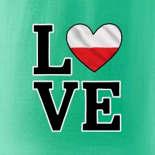 Love Polská vlajka