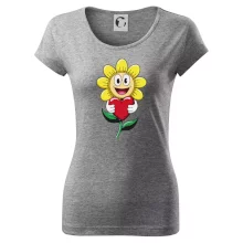 Parové triko - Včela a květina