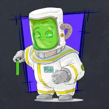 Vesmírný voják tmavě modrý