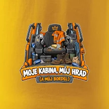 Kabina bagristy můj hrad a můj bordel