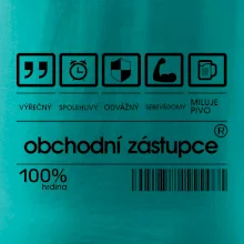 Čárový kód obchodní zástupce