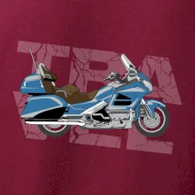 Cestovní motorka Amerika modrá