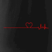 Poker EKG srdce červené