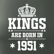 Kings are born in 1951 Kings are born in 1951
