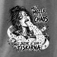 Můj mozek je chaos a jazyk tiskárna