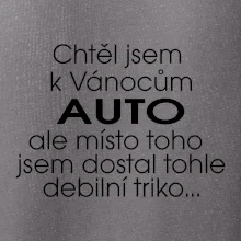 Chtěl jsem k Vánocům auto