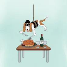 Malý zloděj - baset (Hana-creative)