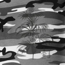 Konopí kytka černobílá