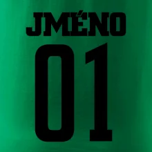 Fotbalový dres - vlastní jméno a číslo