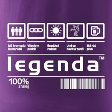 Čárový kód - Legenda