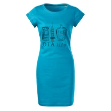 D I A life - kreslený insulin injekce a glukometr