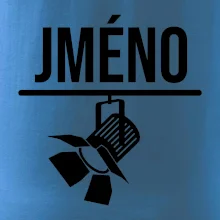 Jméno a nápis na zádech - stage crew