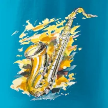 Saxofon malovaný