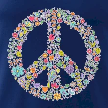 Peace symbol lístečky