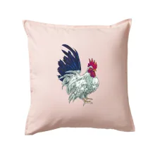 Kohout kreslený bílý