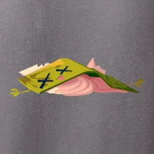 Kreslená kniha unavená