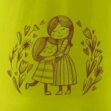 Matka a dcera v objetí