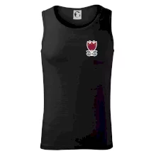 Folklor na prsu květina čtyřlistá