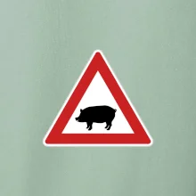 Dopravní značka - Pozor prase domácí