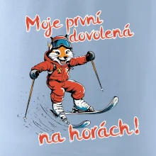 Moje první dovolená na horách hnědá  liška