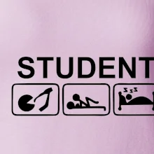 Pít užívat spát - student