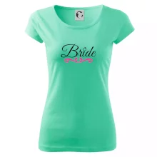Nápis bride s prstenem Nápis bride s prstenem