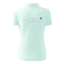 Dráha letu včely - srdce