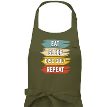 Disc Golf eat sleep barevné