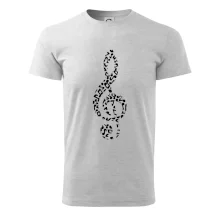 Houslový klíč z not