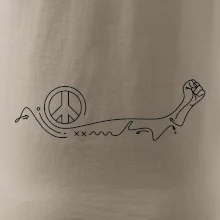 Pěst a symbol míru