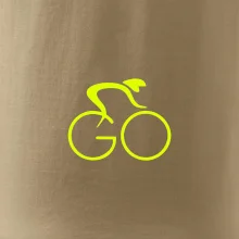 GO - Fluo cyklista malý