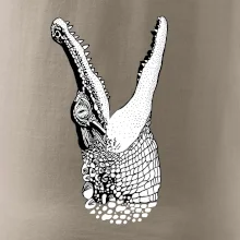 Krokodýl kreslený (Pecka design)