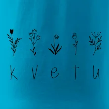Kvetu - Nápis s květinami