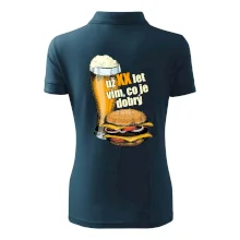 Pivo a burger vím co je dobrý