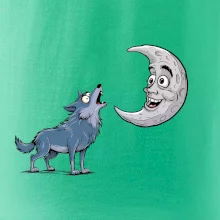 Parové triko - Vlk a měsíc