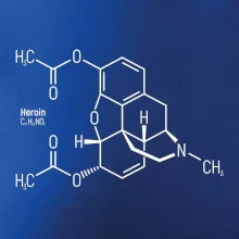 Molekulární struktura Heroin