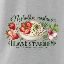Nasladko naslano hlavně s tvarohem