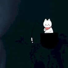 Kočka s rybou v kapse