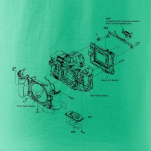 Nákres Digitální fotoaparát