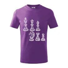 Šachové figurky kreslené