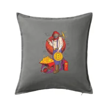 Horník těží bitcoiny