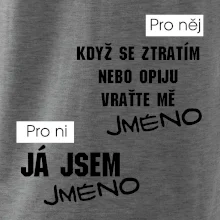 Když se ztratím vraťte mě / Já jsem